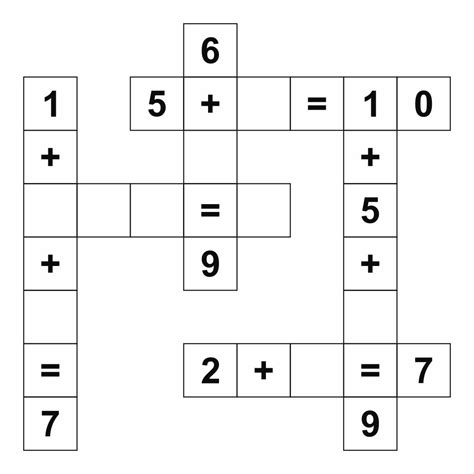 Rahmenpuzzle Mathematik Die Zahlen Von 1 Bis 10 Puzzle