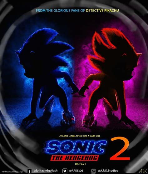 Sonic the Hedgehog 2 Movie poster | Sonic the Hedgehog Movie Poster ...