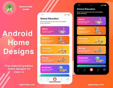 Free Multipurpose Home design with dark mode for android | Android ...