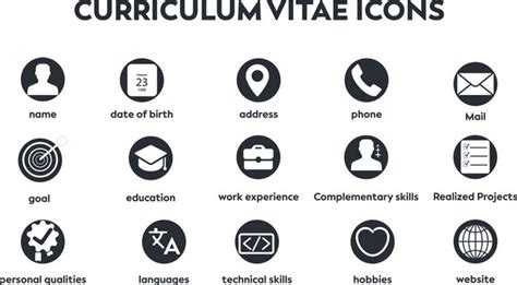 Resume Icons Free Download