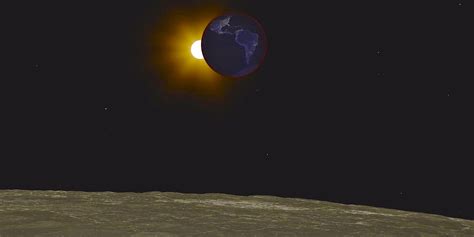 A NASA video shows what a total lunar eclipse looks like from the moon ...