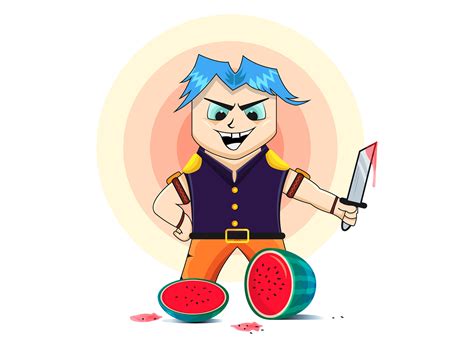 Fruit Ninja Character by Meghan Bidwaik on Dribbble