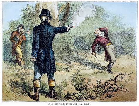 Hamilton-Burr Duel 1804 Nthe Duel Fought Between Alexander Hamilton and ...