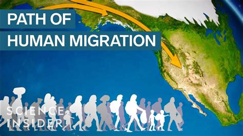 Map Shows How Humans Migrated Across The Globe - YouTube