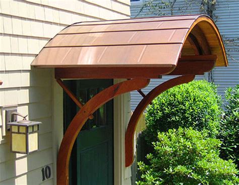 Roofing and Siding Ideas | Copper awning, Backyard canopy, Front door ...