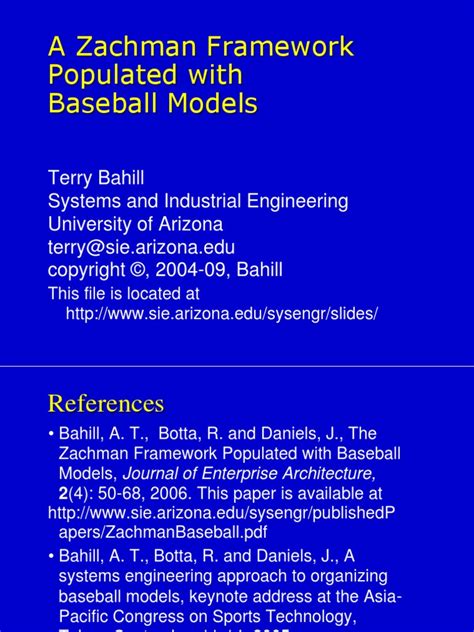 Zachman | Data Model | System