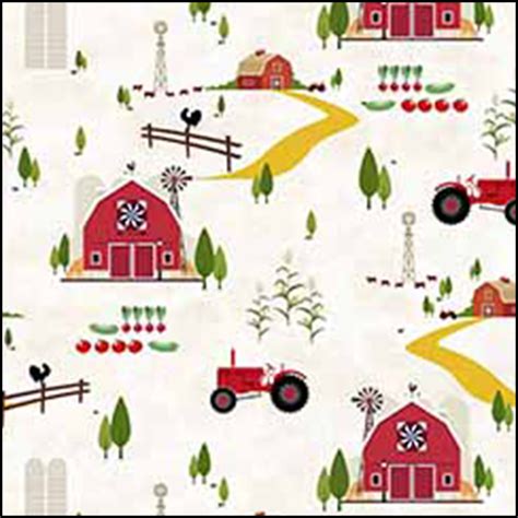 Red Barn Farm by Quilting Treasures - Farm Scenic-QT_1649_29