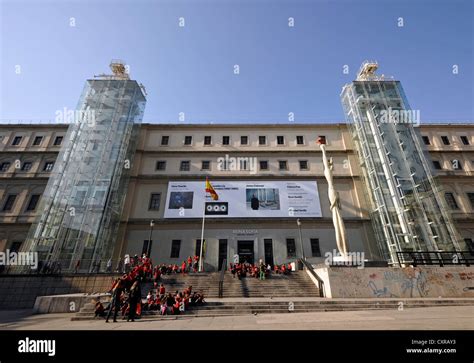 Centro de Arte Reina Sofia, art museum, glass lifts, Madrid, Spain ...