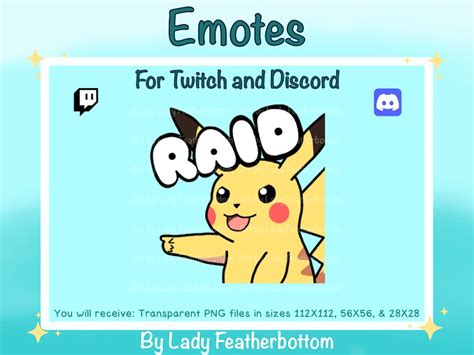 Emote Raid twitch/discord,etc. - Etsy UK