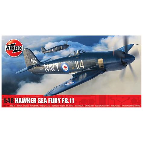 Airfix Hawker Sea Fury FB.11 Aircraft Model Kit A06105A Scale 1/48