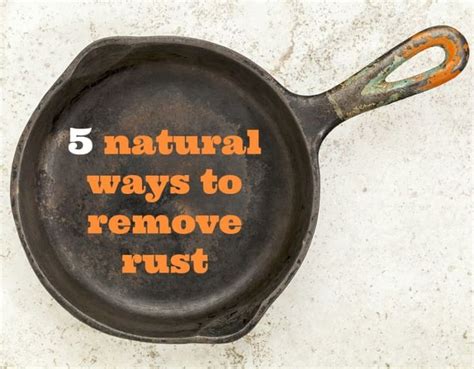 Saturday Assignment: Remove Household Rust With These 5 Natural ...