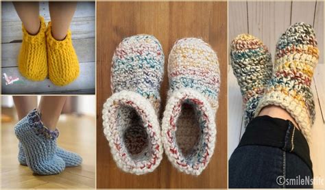 Chunky Slippers Free Crochet Patterns - Your Crochet