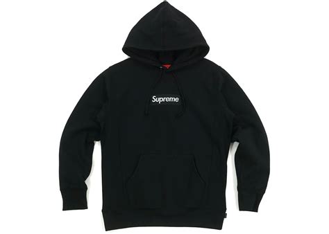 Supreme Box Logo Hooded Sweatshirt Black - FW16