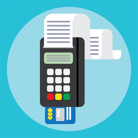 Pos terminal in flat style. payment. 578641 Vector Art at Vecteezy