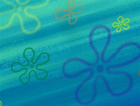 Download SpongeBob Flowers Close Up Background | Wallpapers.com