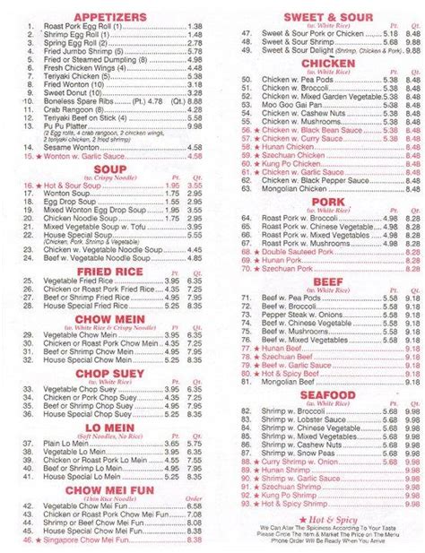 Menu at Eat Rice restaurant, Greenfield, W Holmes Ave