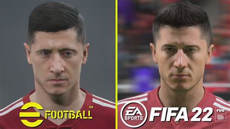 eFootball 2022 (PES 2022) vs FIFA 22 PS5 4K Graphics Comparison - YouTube