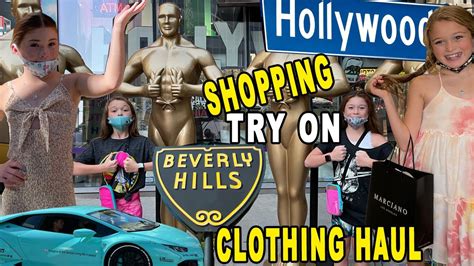 Shopping in Hollywood and Beverly Hills *Clothing HAUL 2021!!* - YouTube