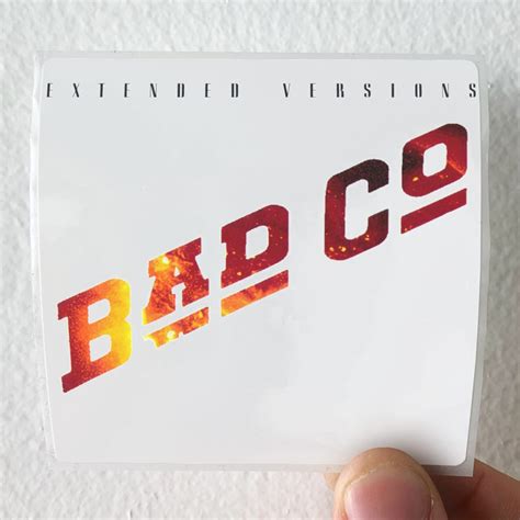 Bad Company Extended Versions Bad Company Album Cover Sticker