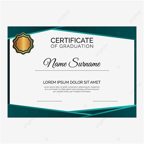 Certificate Graduation Award Vector Hd Images, Frame Certificate Of ...