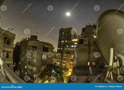 Night Skyline Cairo stock photo. Image of typical, kairo - 42883672