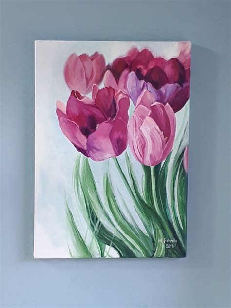 Acrylic Tulip Painting - Top Painting Ideas