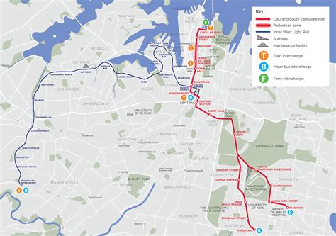 Moa Light Rail Map