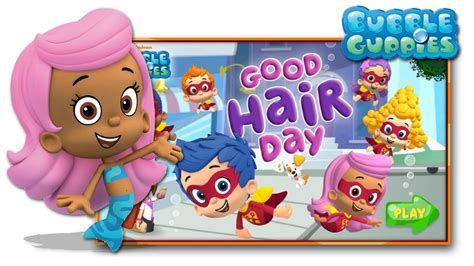 Bubble Guppies Good Hair Day | Games for kids, Baby games, Kids