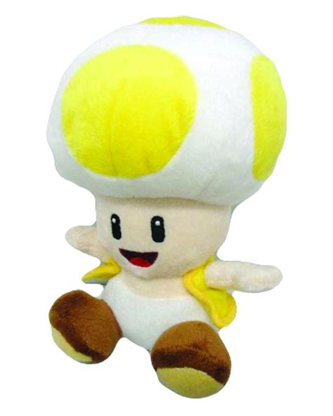 OCT131967 - SUPER MARIO BROS YELLOW TOAD 7IN PLUSH - Previews World