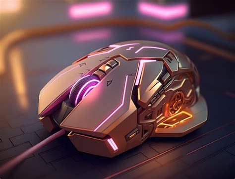 Premium AI Image | A computer mouse with the word cyberpunk on it