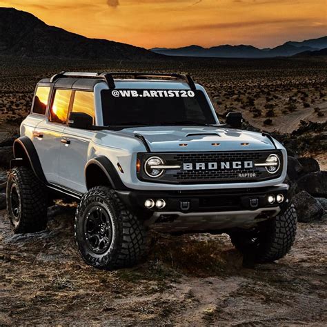 A Handful of Renderings Imagines the 2022 Ford Bronco Raptor in ...