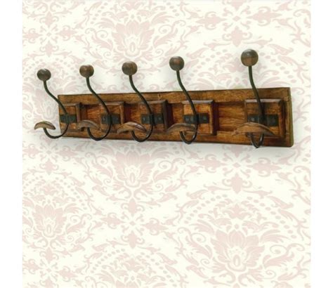 Buy Vintage Wall Hooks shelf With 5 Adjustable Hooks at 50% OFF Online ...