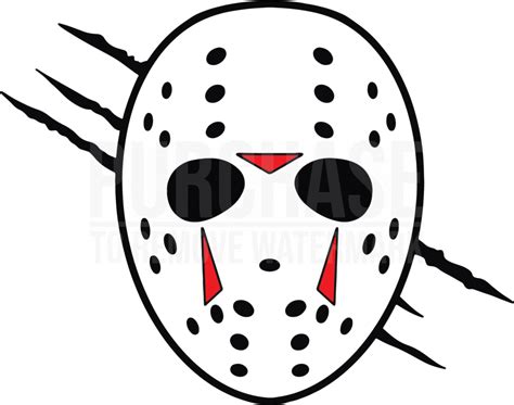 Jason Voorhees Facemask SVG, Halloween SVG | Halloween nails, Halloween ...