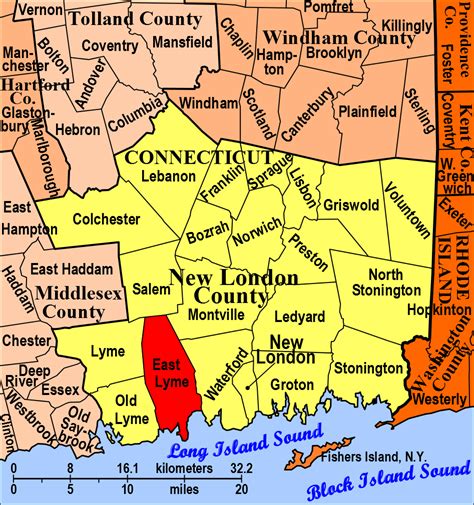 East Lyme, New London County, Connecticut Genealogy • FamilySearch