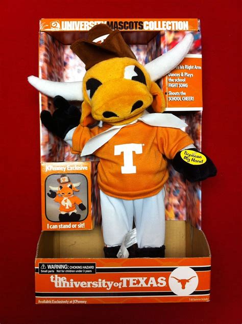 Image - NEW University of Texas Longhorns Animated Plush BEVO Mascot ...