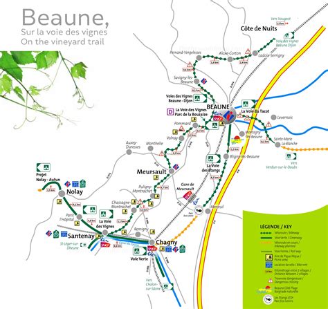 Beaune Area Bike Map