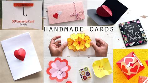 10 Stunning DIY Handmade Greeting Cards | Paper Craft Ideas - Crafts Ace