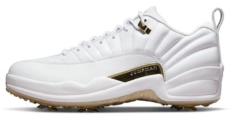 Nike Leather Jordan Xii G Golf Shoes White for Men | Lyst UK