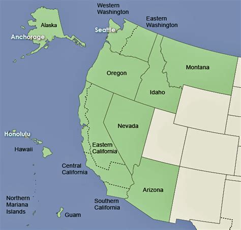 Ninth Circuit Court of Appeals map – Indivisible East Bay