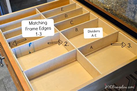 Easy DIY wood Drawer Dividers