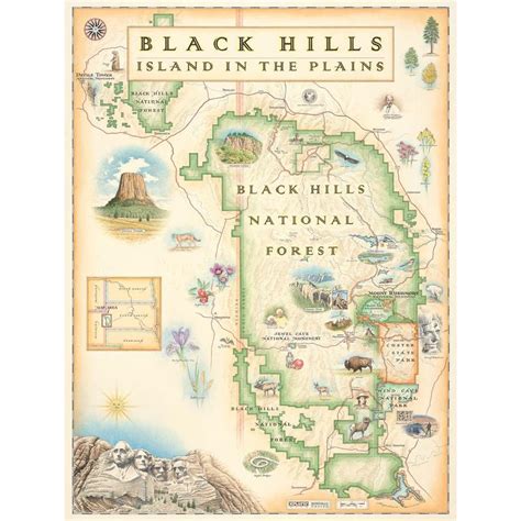 Black Hills Trail System Map