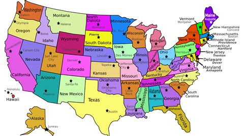 Printable States And Capitals Map Printable Maps | Images and Photos finder