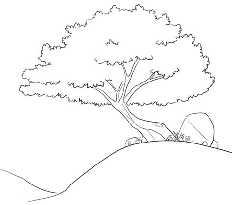 How To Draw A Simple Tree