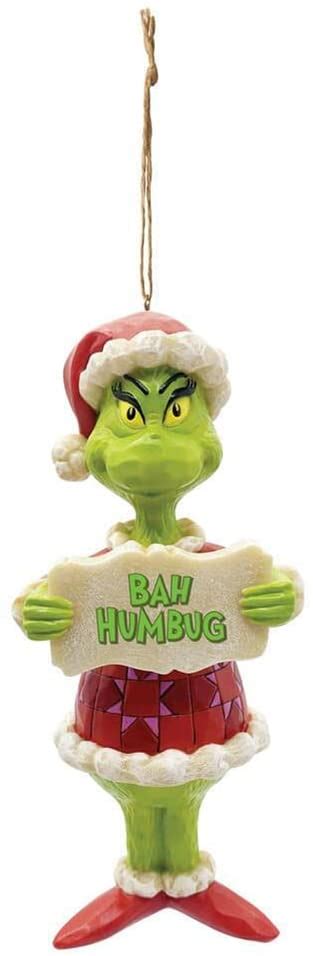 Grinch Bah Humbug Ornament - Culbreth & Co. | The Go To Christmas Guy