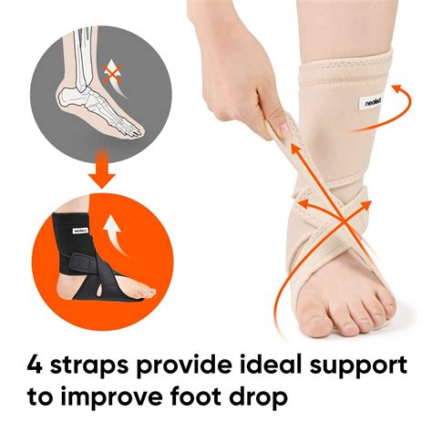 NEOFECT Drop Foot Brace Beige Right AFO Foot Drop Brace for Walking ...