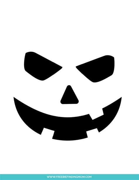 3 Free Printable Easy Pumpkin Carving Stencils