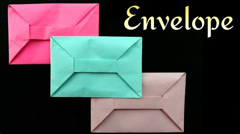 Origami Paper 'Envelope' - A4 sheet (No Glue or Tape) | Origami ...