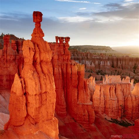 - Sunrise over Thor's hammer, Bryce NP, USA | Royalty Free Image