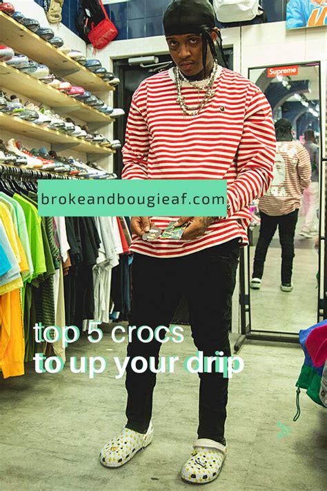 TOP 5 CROCS TO UP YOUR DRIP | Crocs outfit, Crocs, Crocs outfit men