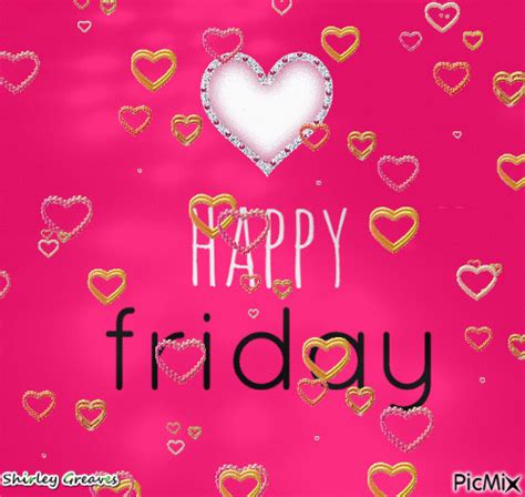 Heart Happy Friday Gif | Happy friday gif, Friday pictures, Happy ...